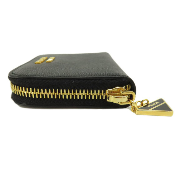 PRADA Black Leather Saffiano Wallet - Picture 3 of 11